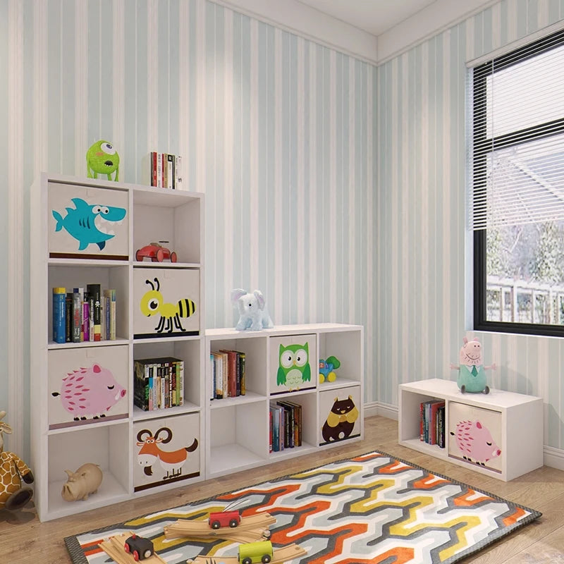 Armoire Bébé Cube Pliable Animal | Penderie Enfant Tissu Écolo
