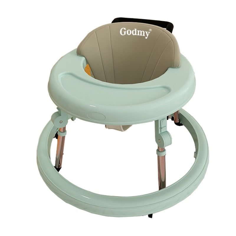 Trotteur Bébé Godmy Rond & Ajustable | Aide à la Marche Sûre