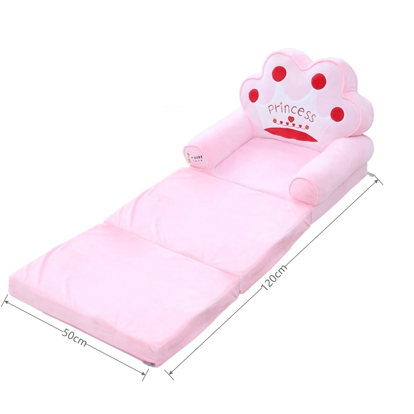 Fauteuil Chambre Bébé 2-en-1 | Canapé Enfant Cocon Doux & Sûr