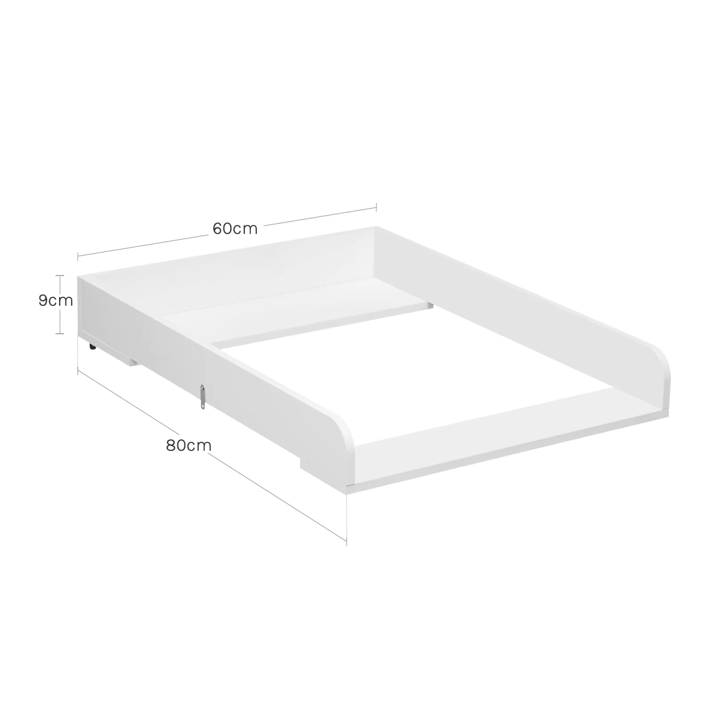 Table à Langer Commode WOLTU | Plateau Bébé MDF Mural Sûr