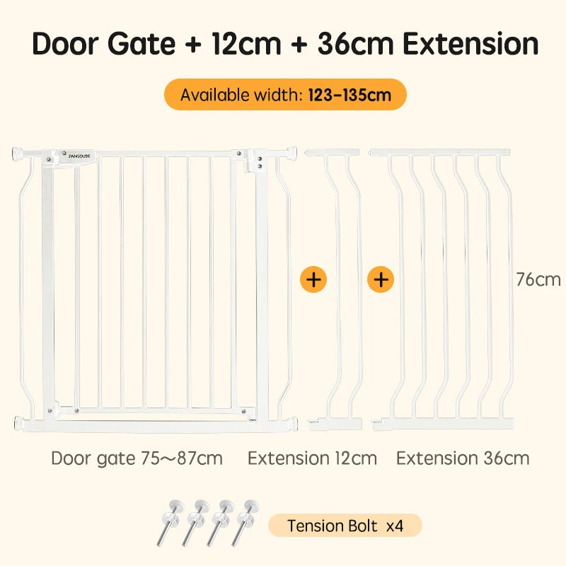 Barrière Escalier pour Bébé Sans Perçage 75-147cm | Sécurité