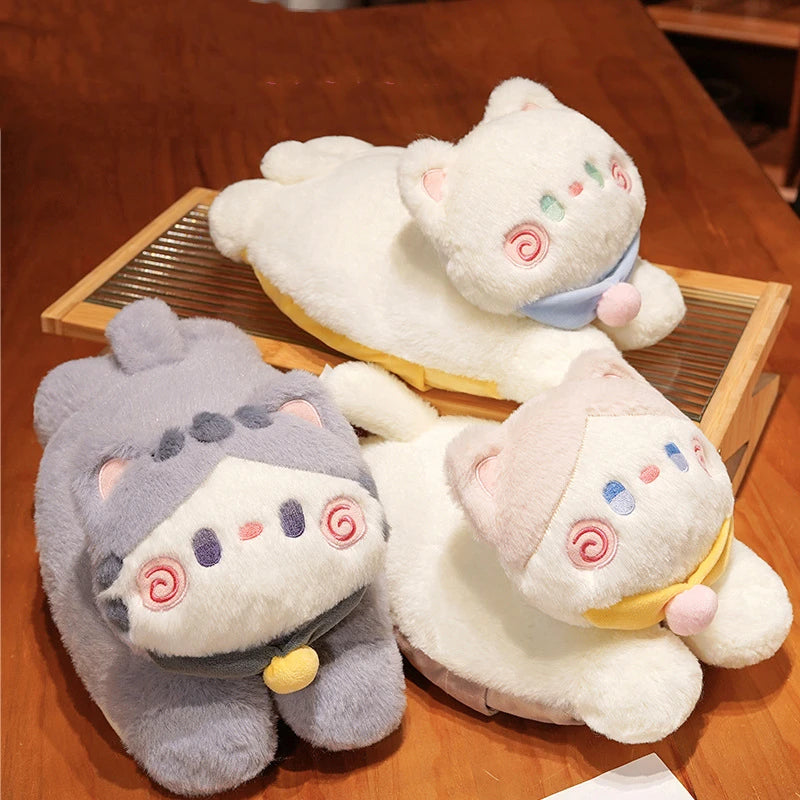 Bouillotte Peluche Chat Mignon | Micro-onde & Électrique