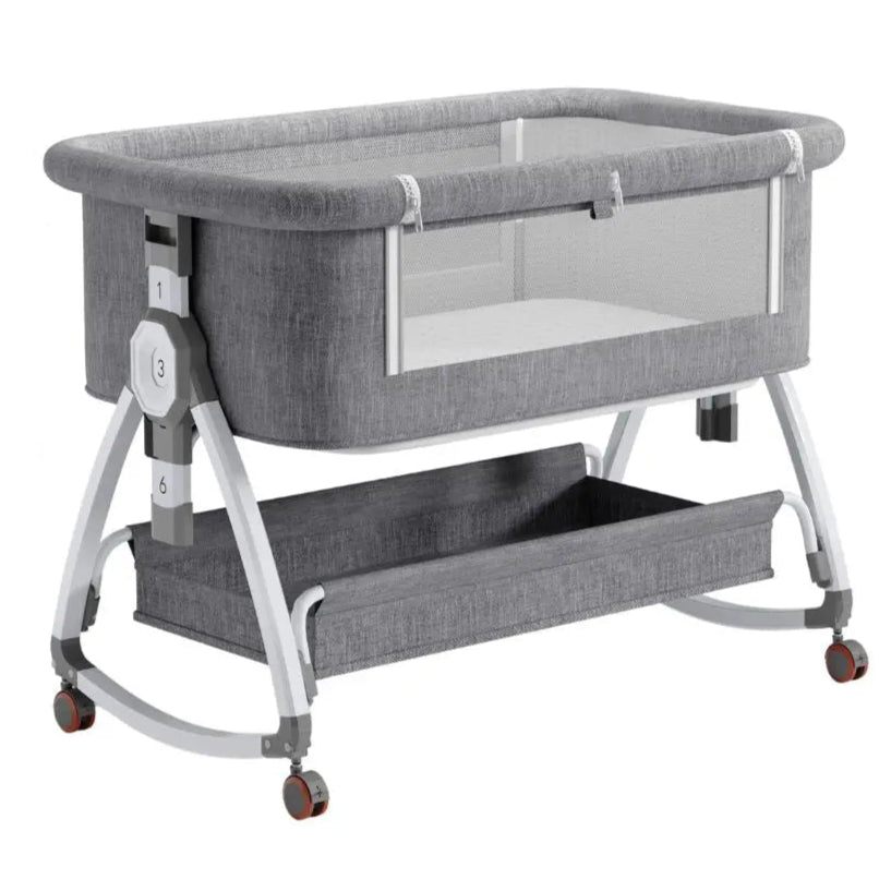 Lit Bébé 3-en-1 Portable YAZOCO | Pliable, Roues & Moustiquaire
