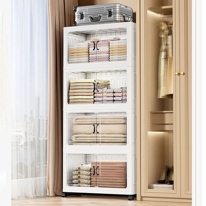 Armoire Bébé Pliable & Roulante | Penderie Enfant Magnétique