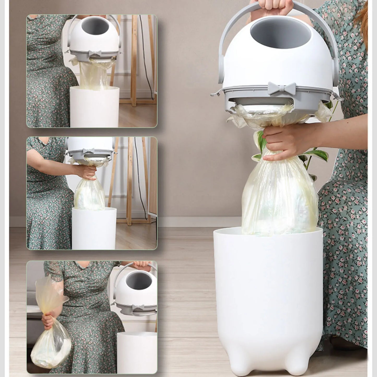 Poubelle à Couches 15L | Anti-Odeur & Silencieuse pour Bébé