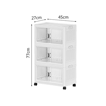 Armoire Bébé Pliable & Roulante | Penderie Enfant Magnétique