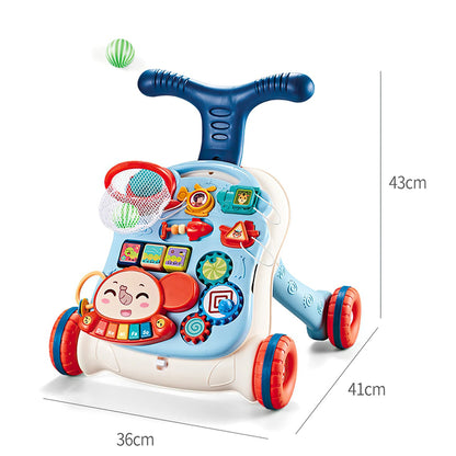Chariot de Marche Bébé 2 en 1 Multifonction | Table d'Activités