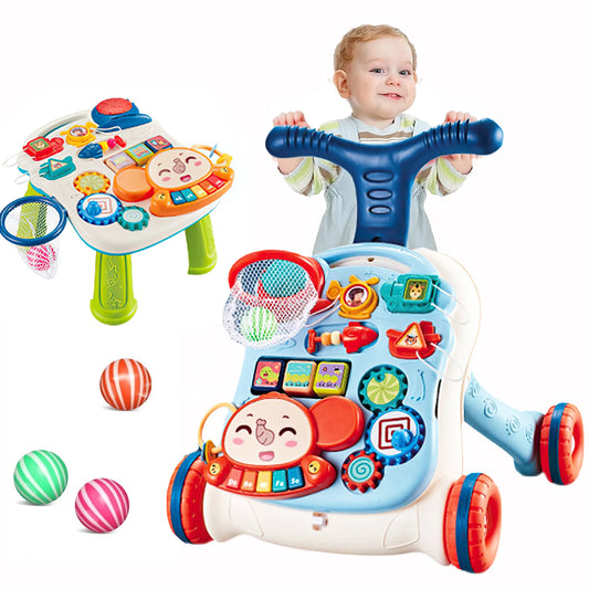 Chariot de Marche Bébé 2-en-1 