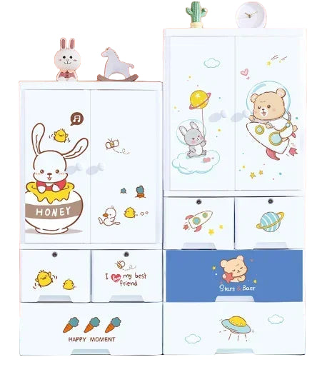 Coffre à Jouet Enfant Plastique & Tiroirs