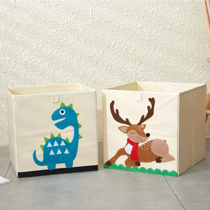 Armoire Bébé Cube Pliable Animal | Penderie Enfant Tissu Écolo