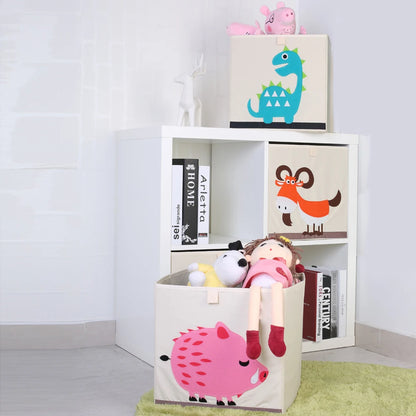 Armoire Bébé Cube Pliable Animal | Penderie Enfant Tissu Écolo