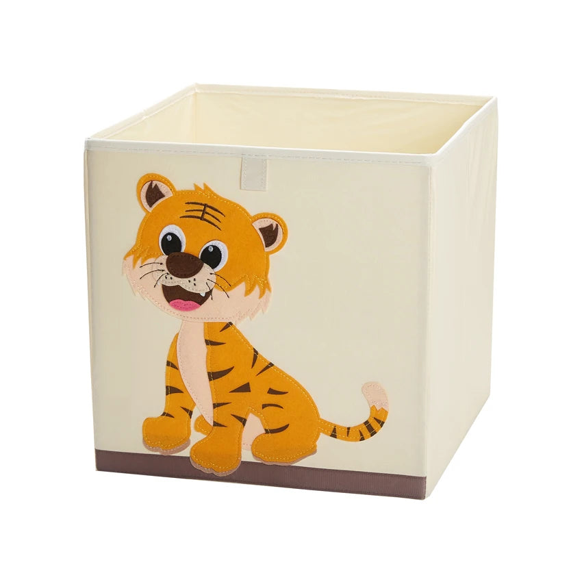 Armoire Bébé Cube Pliable Animal | Penderie Enfant Tissu Écolo