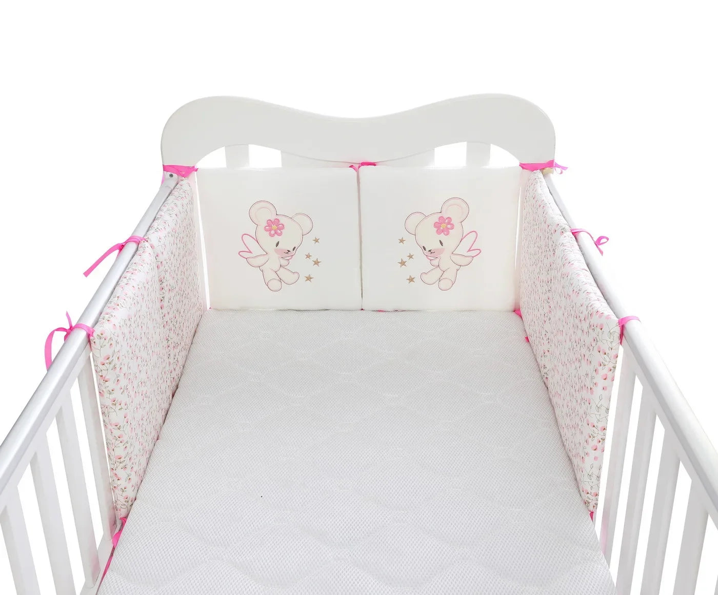 Barrière de Lit pour Bébé Coussins Nordiques (6pcs) | Anti-Chocs