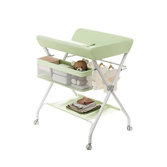 Table à Langer Pliable avec Roues | Baignoire et Lable à Langer