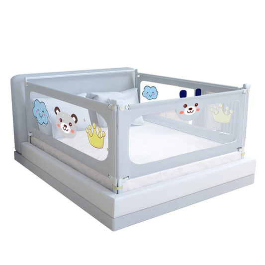 Barrière de Lit Enfant Relevable & Renforcée | Sûre Anti-Chute
