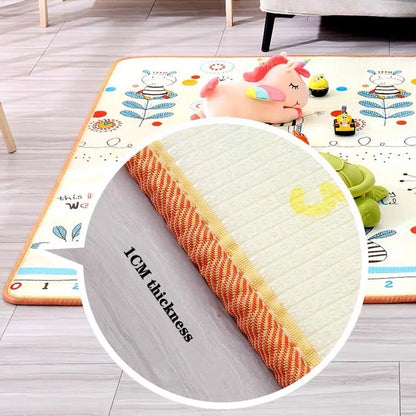 Tapis d'Éveil Bébé Géant Double Face & Pliable | Fille ou Garçon