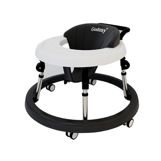 Trotteur Bébé Godmy Rond & Ajustable | Aide à la Marche Sûre