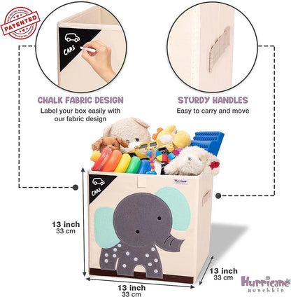 Armoire Bébé Cube Pliable Animal | Penderie Enfant Tissu Écolo