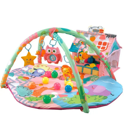 Tapis d'Éveil Bébé Montessori 3-en-1 | Jeu Fille & Garço