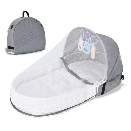 Lit Bébé de Voyage Portable avec Moustiquaire | Anti-Insectes