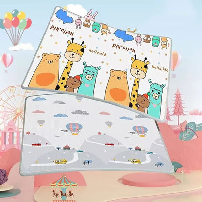 Tapis d'Éveil Bébé Géant Double Face & Pliable | Fille ou Garçon