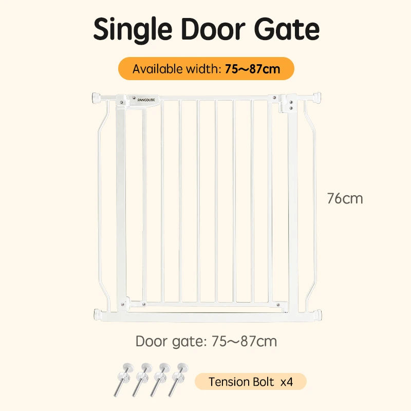 Barrière Escalier pour Bébé Sans Perçage 75-147cm | Sécurité
