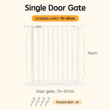 Barrière Escalier pour Bébé Sans Perçage 75-147cm | Sécurité