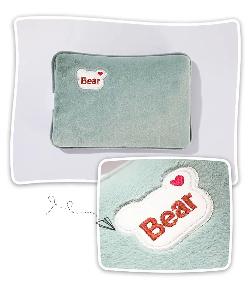 Bouillotte Électrique Rechargeable Peluche | Anti-Douleur & Confort