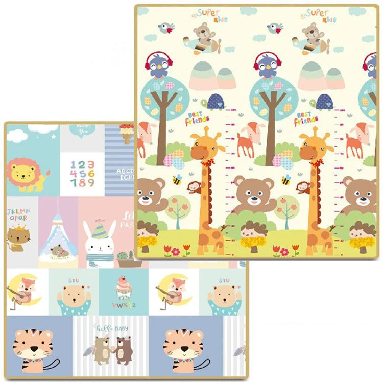 Tapis d'Éveil Bébé Géant Double Face & Pliable | Fille ou Garçon