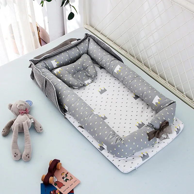 Lit Portable Bébé Nid Cocon de Voyage | Nid pour Bébé 0-2 ans