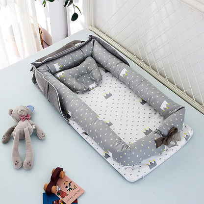 Lit Portable Bébé Nid Cocon de Voyage | Nid pour Bébé 0-2 ans