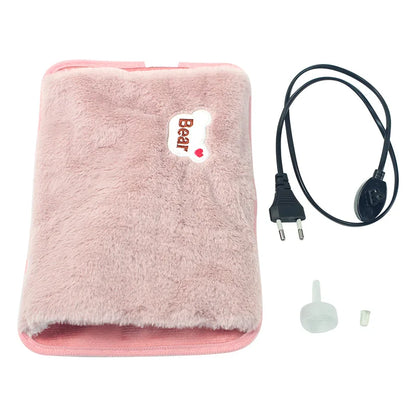 Bouillotte Électrique Rechargeable Peluche | Anti-Douleur & Confort