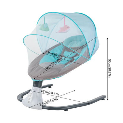 Transat Bébé Rose Électrique | Balancelle Sûre pour Nouveau-né