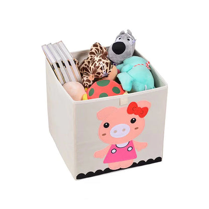 Armoire Bébé Cube Pliable Animal | Penderie Enfant Tissu Écolo