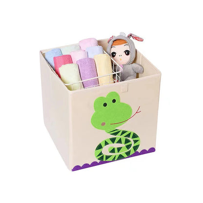 Armoire Bébé Cube Pliable Animal | Penderie Enfant Tissu Écolo