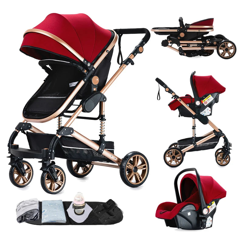 Poussette 3 en 1 Ultra-Légère | Système de Voyage Trio