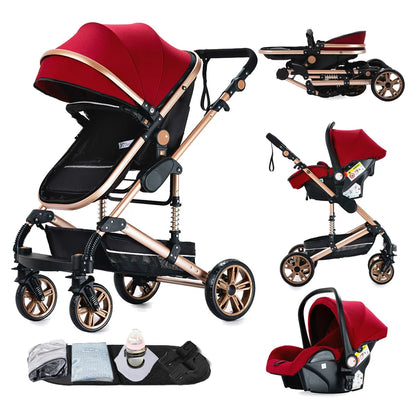 Poussette 3 en 1 Ultra-Légère | Système de Voyage Trio