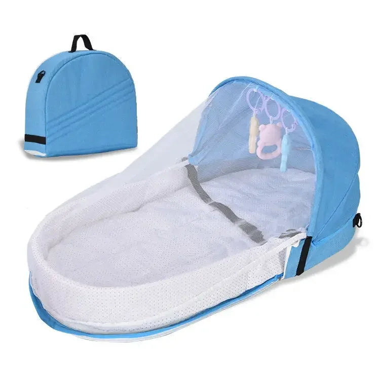 Lit Bébé de Voyage Portable avec Moustiquaire | Anti-Insectes