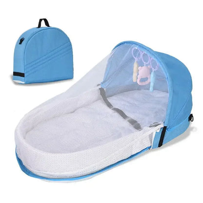 Lit Bébé de Voyage Portable avec Moustiquaire | Anti-Insectes