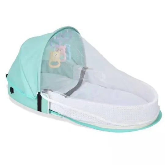 Lit Bébé de Voyage Portable avec Moustiquaire | Anti-Insectes