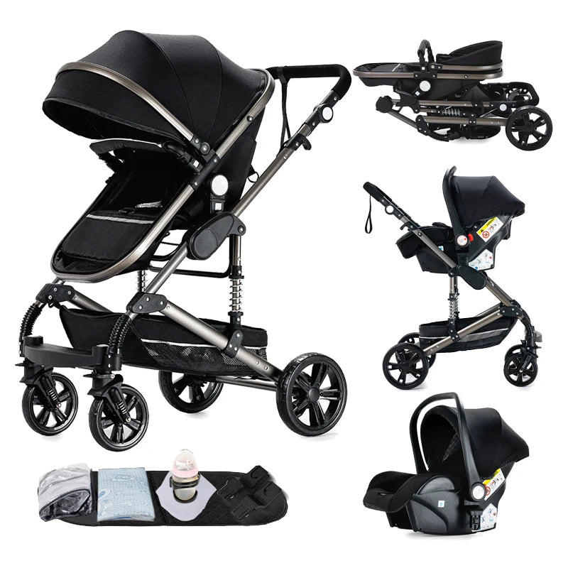 Poussette 3 en 1 Ultra-Légère | Système de Voyage Trio