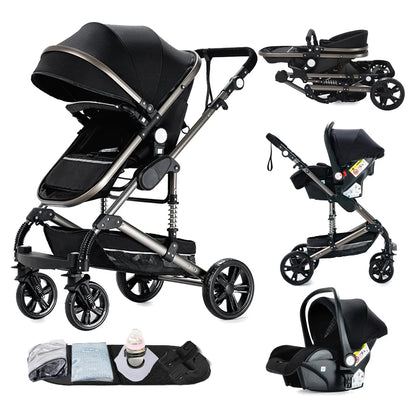 Poussette 3 en 1 Ultra-Légère | Système de Voyage Trio