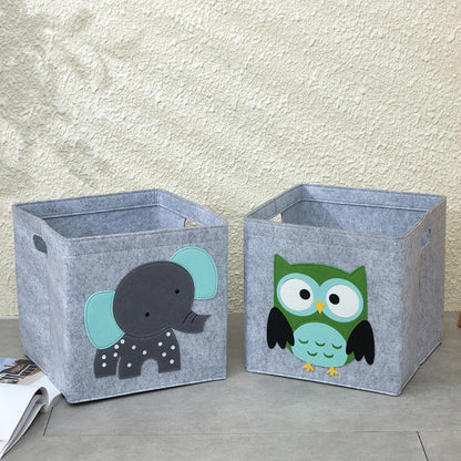 Boîte Rangement Chambre Enfant Feutre Pliable | Jouets Vêtements