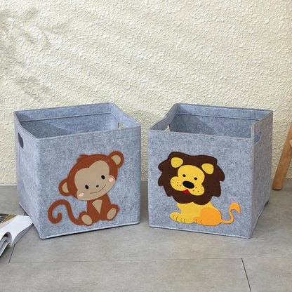 Boîte Rangement Chambre Enfant Feutre Pliable | Jouets Vêtements