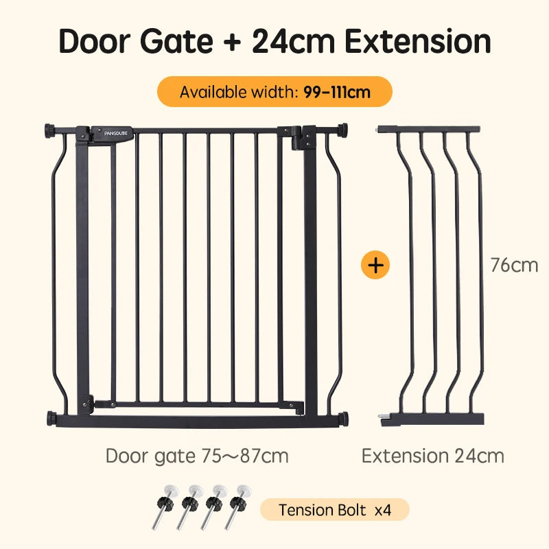 Barrière Escalier pour Bébé Sans Perçage 75-147cm | Sécurité