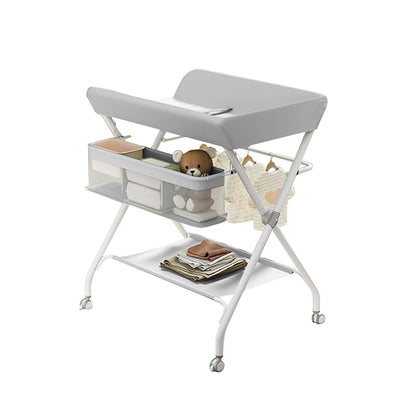Table à Langer Pliable avec Roues | Baignoire et Lable à Langer