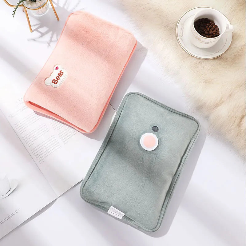 Bouillotte Électrique Rechargeable Peluche | Anti-Douleur & Confort