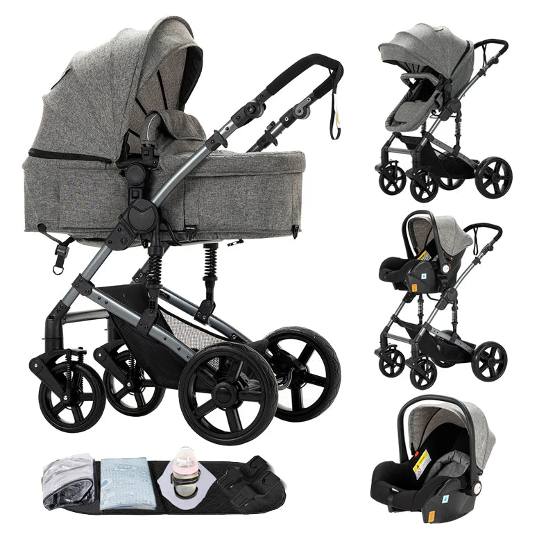 Poussette 3 en 1 Ultra-Légère | Système de Voyage Trio