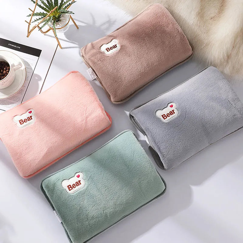 Bouillotte Électrique Rechargeable Peluche | Anti-Douleur & Confort