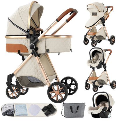 Poussette 3 en 1 Ultra-Légère | Système de Voyage Trio